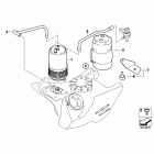 F650GS/M 05-07 (R13) Фильтр с активированным углем  /  трубопроводы