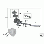 F650GS/M 05-07 (R13) Рычаг тормоза