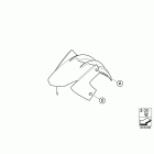 F800ST (K71) Боковые панели обтекателя, передние