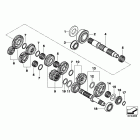 F800ST (K71) 6-ступенчатая трансмиссия  / шестерни передач