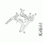HP2 Enduro (K25H) Деталь заднего багажника