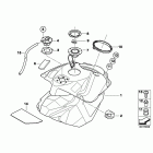 HP2 Enduro (K25H) ТОПЛИВНЫЙ БАК