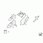 HP2 Enduro (K25H) Painted parts 958 indigo-blue