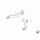 HP2 Enduro (K25H) Brake pedal and shift lever, milled