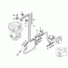 K1200GT 03-04 (K41) Brake line, integral abs, rear
