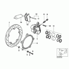 K1200GT 03-04 (K41) Front wheel brake, integral abs