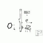 K1200GT 03-04 (K41) Front wheel sensor integral abs