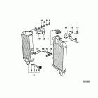 K1200GT 03-04 (K41) Mounting parts f radiator