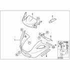 K1200GT 03-04 (K41) Panel upper section with key primer