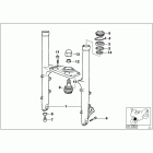 K1200GT 03-04 (K41) Fork slider / lower fork bridge