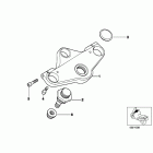 K1200GT 03-04 (K41) Upper fork cross brace