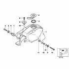 K1200GT 03-04 (K41) Fuel tank mounting parts