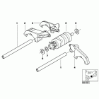 K1200GT 03-04 (K41) 6-ступенчатая трансмиссия / компоненты переключения пере...