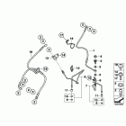 K1200GT 06-08 (K44) Brake line, front, i-abs generation 1
