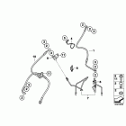 K1200GT 06-08 (K44) Тормозные трубки перед.-ABS