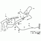 K1200GT 06-08 (K44) Brake line, rear, i-abs generation 1