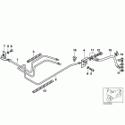 K1200LT 05-09 (89V3) Brake line, integral abs, rear