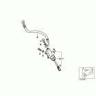 K1200LT 05-09 (89V3) Brake master cylinder rear, integral abs