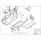 K1200LT 05-09 (89V3) Case, lower part