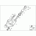 K1200LT 05-09 (89V3) Upper fork cross brace