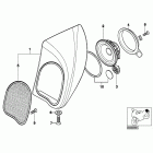 K1200LT 05-09 (89V3) Loudspeaker rear