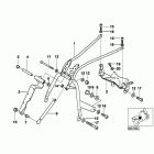 K1200LT 05-09 (89V3) Fixing bridge, seat hinge