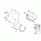 F650GS Dakar 01-04 (R13) Стекло ветровое