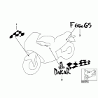 F650GS Dakar 01-04 (R13) Sticker, aurawei