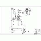 K1200LT 99-04 (89V3) Fork slider / lower fork bridge