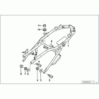 K1200RS 02-04 (K41) Рама задняя часть