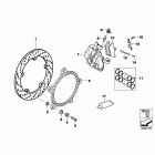 R1100S (259S) Front wheel brake, integral abs