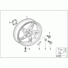 R1100S (259S) Cast rear wheel with / without integr. abs