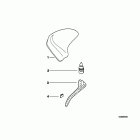 R1150RT (R22) Knee pad / foot pad