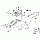 R1200C I 01-03 (59C3) Деталь заднего багажника