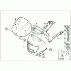 F650GS 01-04 (R13) Облицовка верхней части