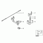 K1200RS 98-01 (89V3) Starter cable with mount