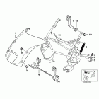 K1200RS 98-01 (89V3) Adjustable windshield / mounting parts