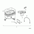 R1100GS (259E) Tank-top bag f sheet-steel tank