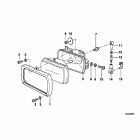 R1100GS (259E) Headlight parts