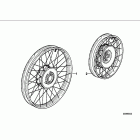 R1100GS (259E) Spoke wheel