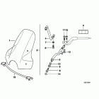R1100R (259R) Windshield, for authorities only
