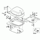 R1100R (259R) Mounting parts of radio telephone box