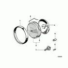 R1100R (259R) Headlight single parts, authorities