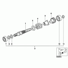 R1100RS (259S) 5-speed trans. drive shaft m 93, m 94