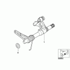 R1100RS (259S) 5-speed transmission shifting shaft