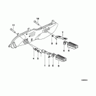 R1100RT (259T) Front and rear footpeg