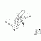 R1100RT (259T) Dualseat lock mechanism f radio box
