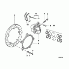 R1100S (259S) Front wheel brake, abs