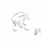 R1100S (259S) Брызговик передний