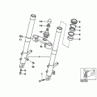 R1100S (259S) Fork slider / lower fork bridge